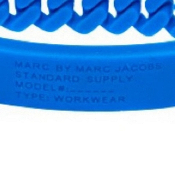 Marc by Marc Jacobs | Silicone Stretch Bracelet Electric Blue Lemonade - Picture 4 of 5